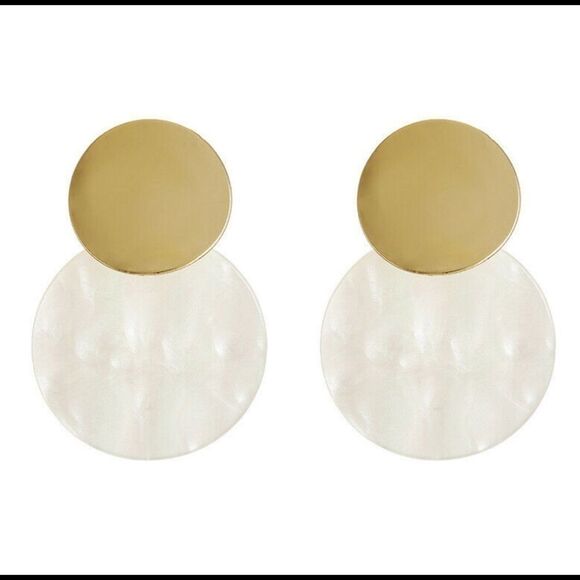 Boho Round Drop Earrings  - Picture 1 of 2